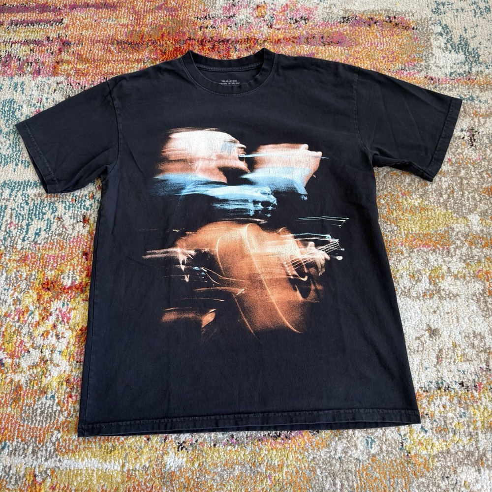 Zach 2024 Bryan Quittin' Time Tour Graphic T-Shirt Medium